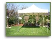 Ziehpavillion creme 3m x 3m