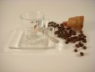 Espresso Glas mit Untertasse